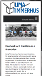 Mobile Screenshot of limatimmerhus.se