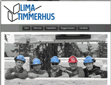 Tablet Screenshot of limatimmerhus.se